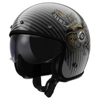 LS2 OF601 Bob II Carbon Custom open face helmet