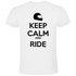 Kruskis Camiseta de manga curta Keep Calm And Ride